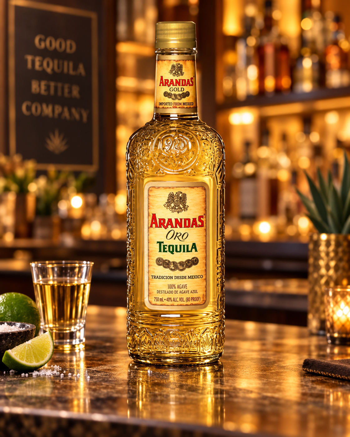 Arandas Tequila Gold 750ML