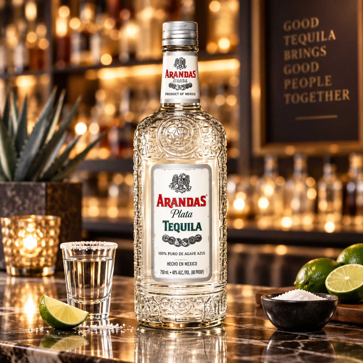 Arandas Tequila White 750ML