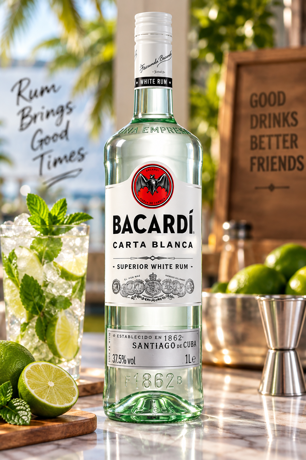 Barcadi White 1L