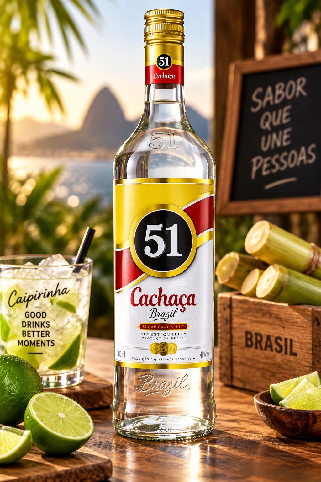 Cachaca 51 Rum 1L