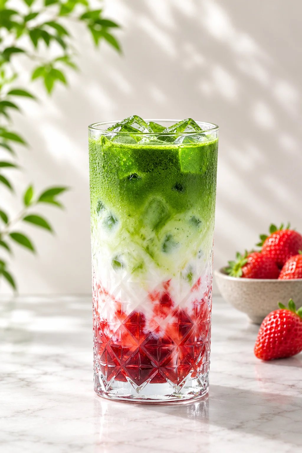 Ice Matcha Strawberry