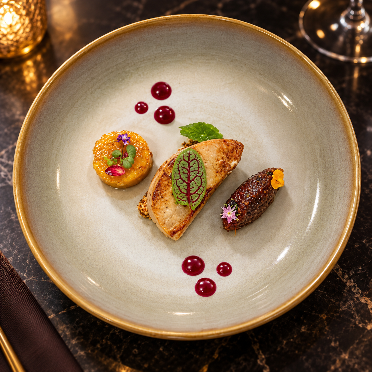 Pan-Sear Foie Gras with Pineapple Jam