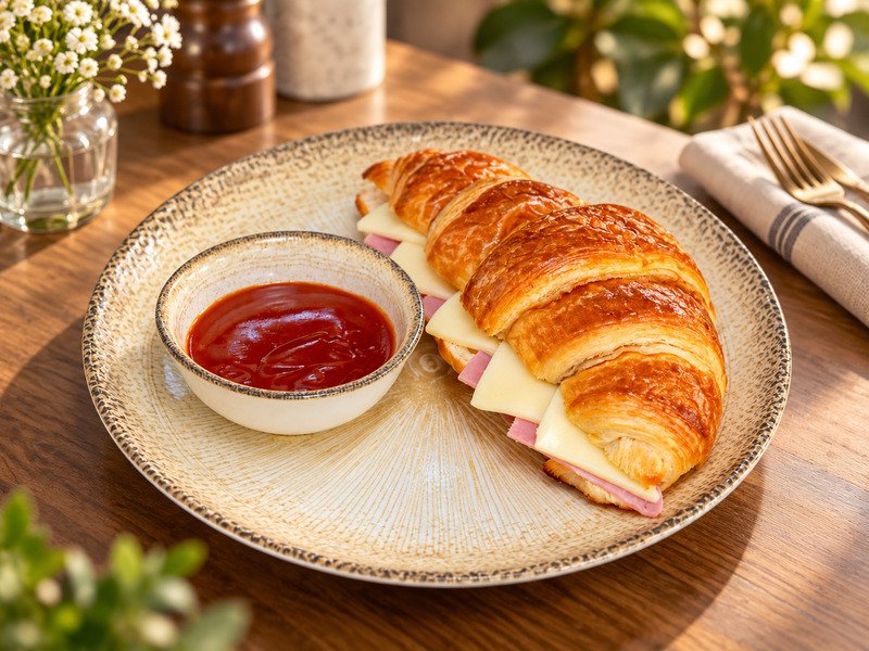 Ham and Cheese Croissant