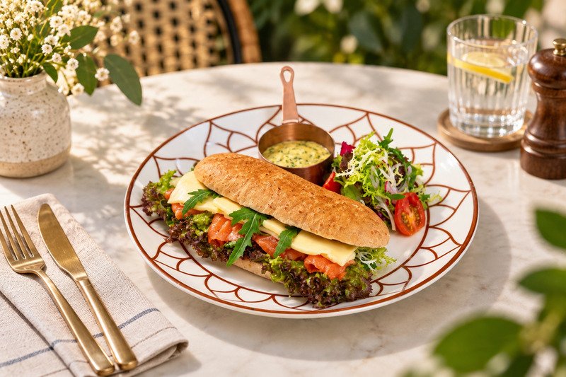 Smoked Salmon Panini